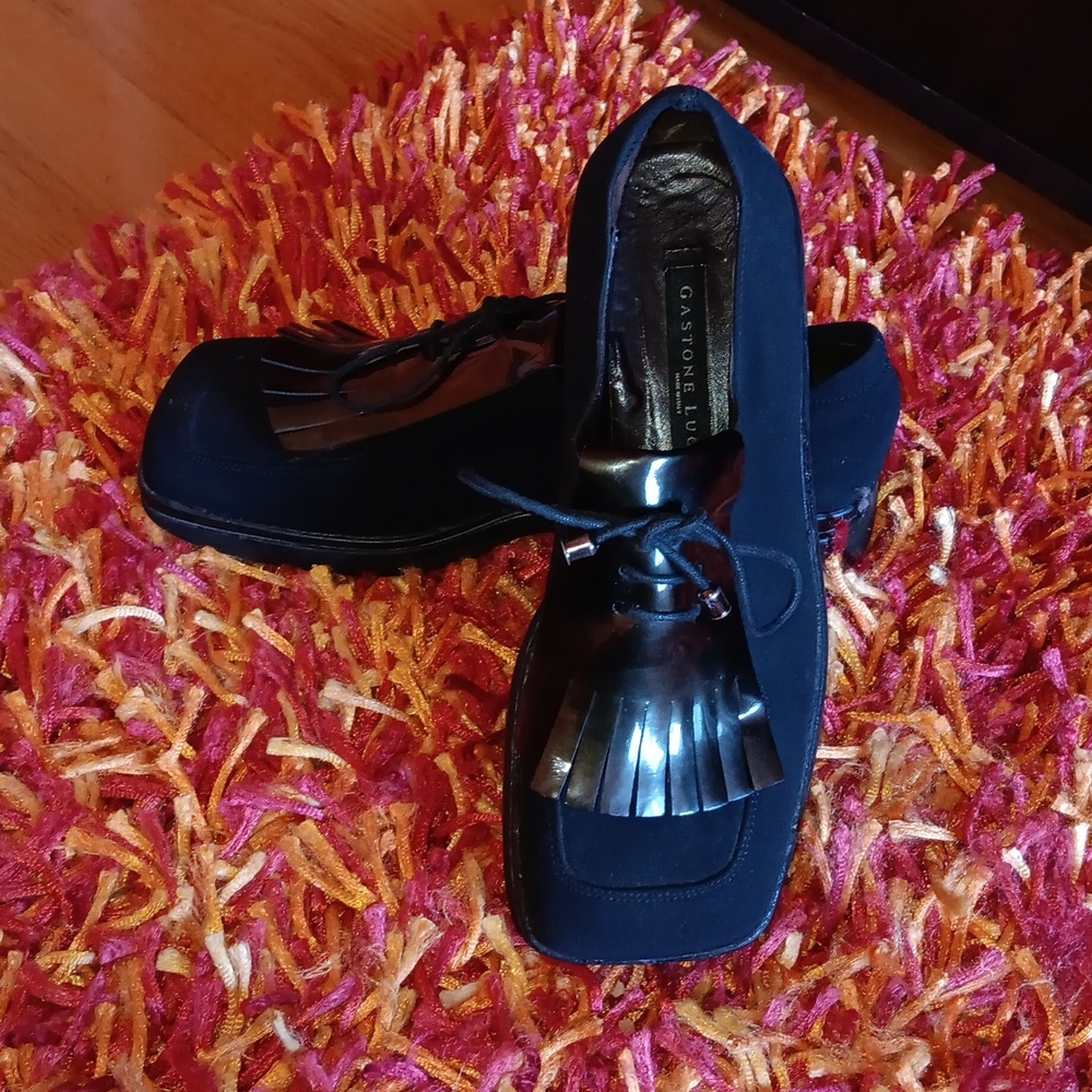 Gastone Lucioli Tassled Black Loafers